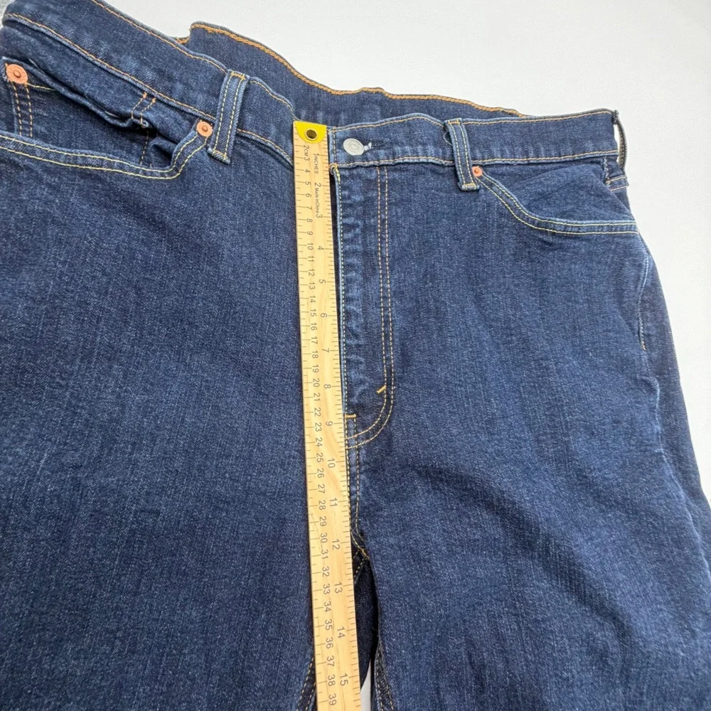 Levis 541 Athletic Taper Mens Jeans Dark Wash Indigo 40x32 Blue Denim 18181-0423